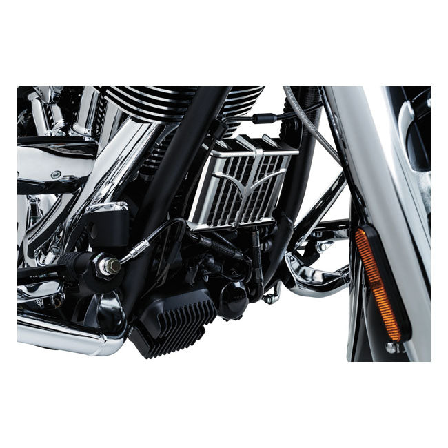 Kuryakyn Oil Cooler Cover Chrome – 2014–2020 Indian Models