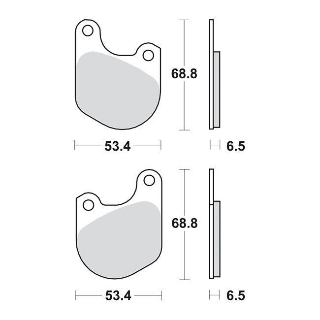 Sbs Brake Pads. Street Carbon Tech (Organic) – Front: 1977–1983 FX; 1980–1983 Fxwg…