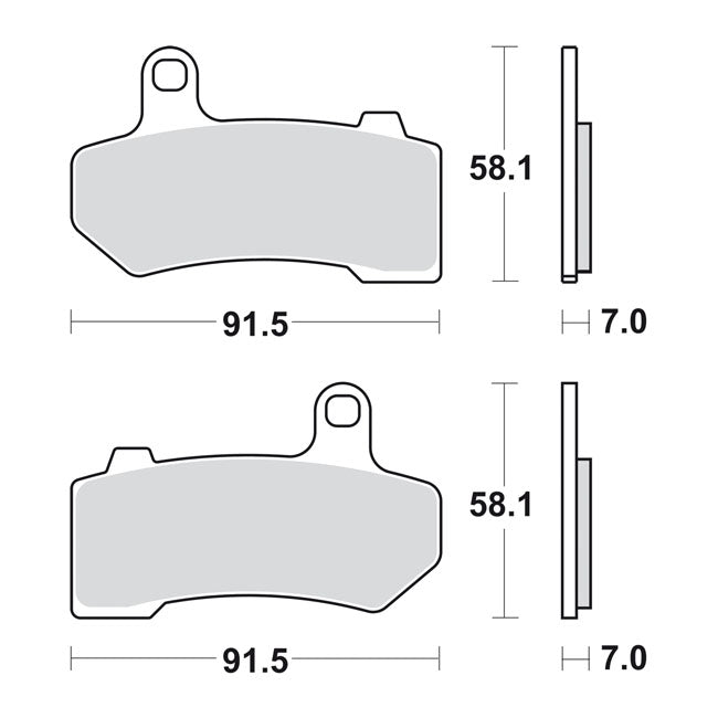 Sbs Brake Pads. Street Excel Sinter – Front: 2008–2025 FLT/Touring; 2006–2017…