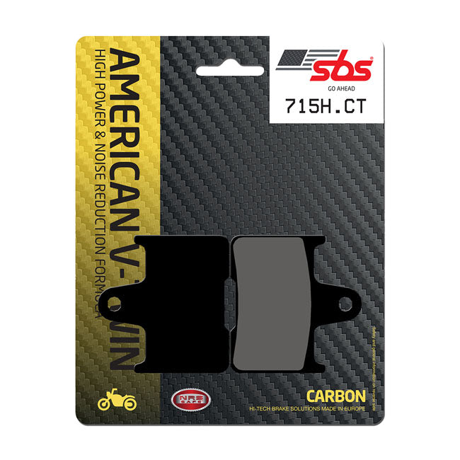 Sbs Brake Pads. Street Carbon Tech (Organic) – Rear: 2014–2022 XL Sportster