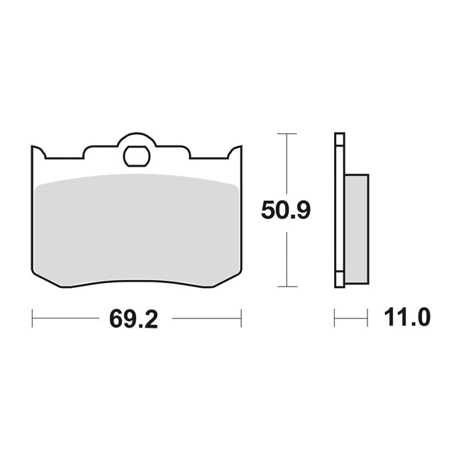 Sbs Street Ceramic – for PM 124x4hr and 137x4 Calipers