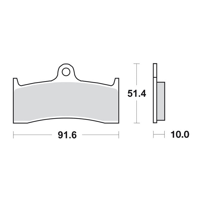 Sbs Street Ceramic – for PM 112x6b and 112x6qc Calipers