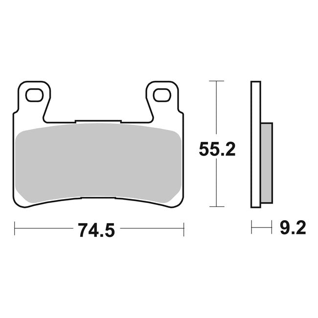 Sbs Brake Pad Set. Street Excel Sinter – Front: 2015–2024 Softail; 2008–2012…
