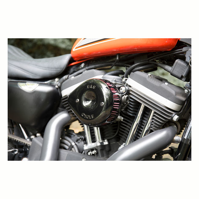 S&S Mini Teardrop Stealth Air Cleaner Kit – 2000–2015 Softail; 1999–2017 Dyna…