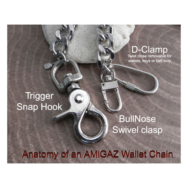 Amigaz Link Wallet Chain 16"