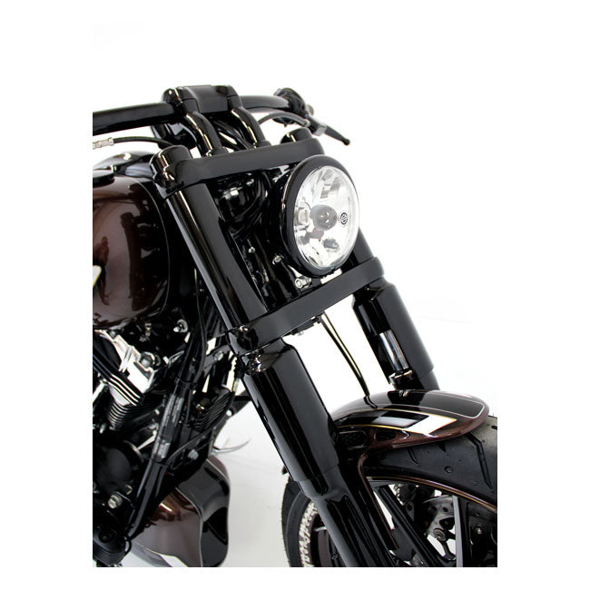 Cult-Werk 2-Piece Lower Fork Tube Cover Kit, Gloss Black – 2013–2017 FXSB