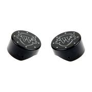 Cult-Werk 2-Piece Fork Tube Cap Bolt Cover Kit. Black, Logo – 2018–2026 Softail Breakout: 2018–2019…