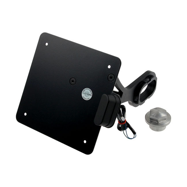 Cult-Werk Side Mount License Plate Bracket. Italy – 2018–2026 Softail