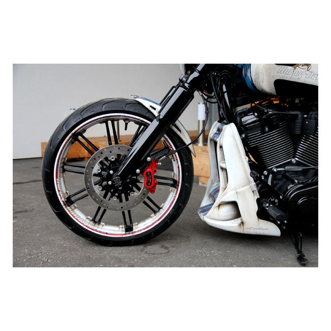 Cult-Werk Radiator Cover ''Racing''. Matte Black – Softail: 2018–2020FXBR Breakout 107…