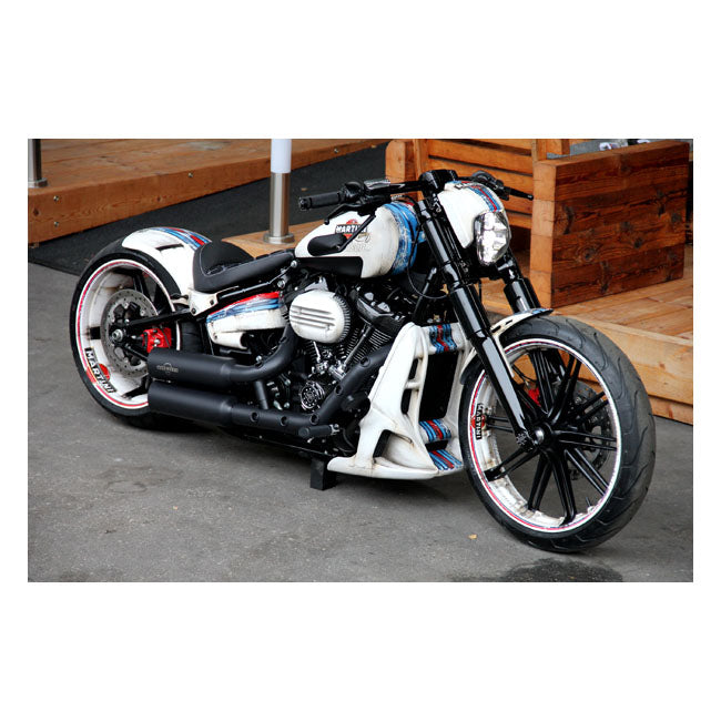Cult-Werk Radiator Cover ''Racing''. Matte Black – Softail: 2018–2020FXBR Breakout 107…
