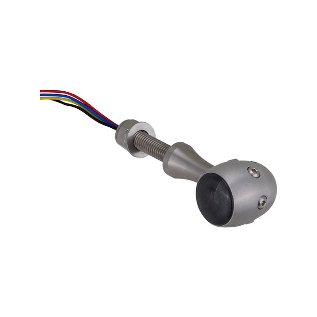 Retro LED Turnsignal combo 3 in 1 alu matte