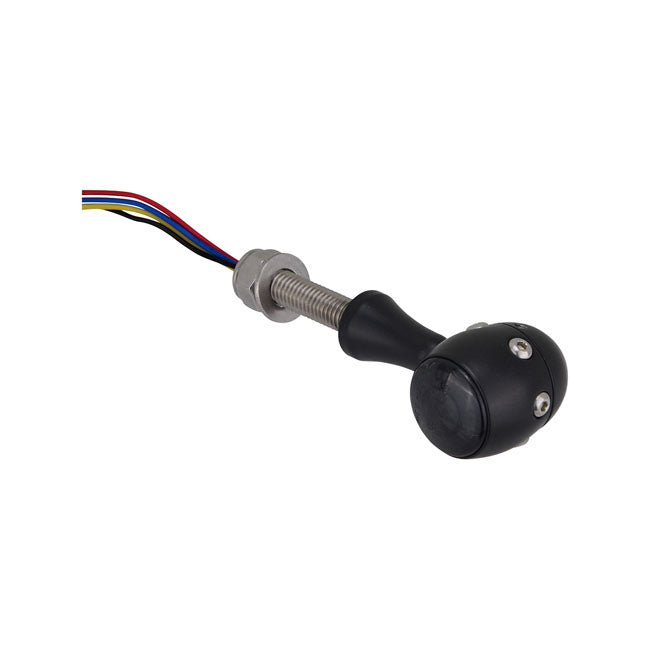 Retro LED Turnsignal combo 3 in 1 alu black