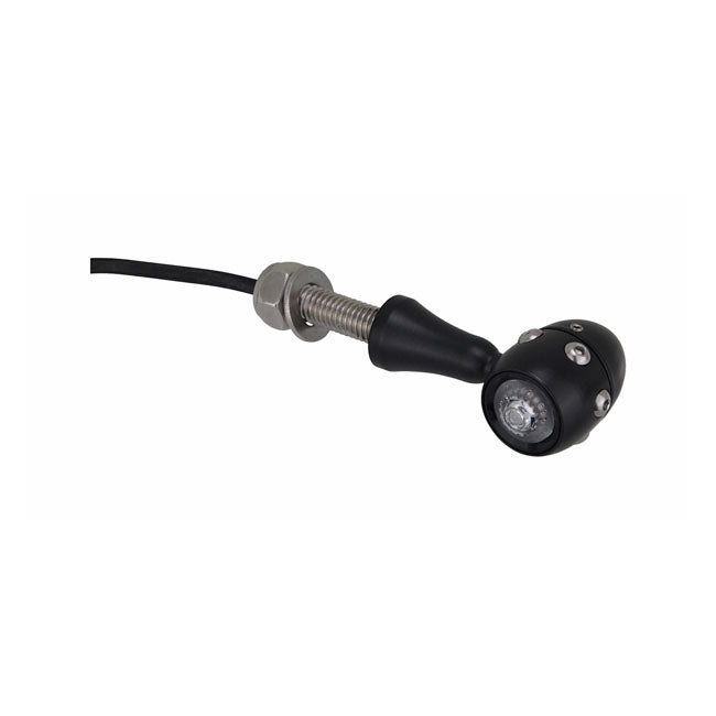 Retro LED turnsignals alu black