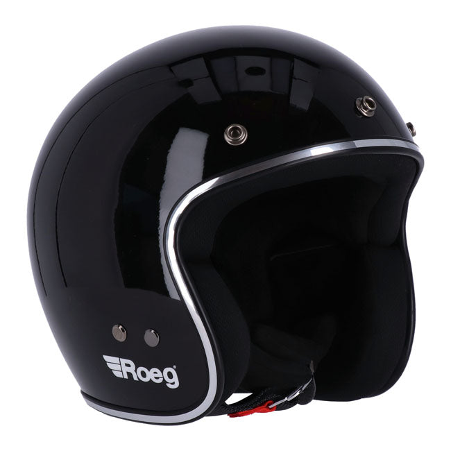 Roeg Jett Helmet Gloss Black – XS