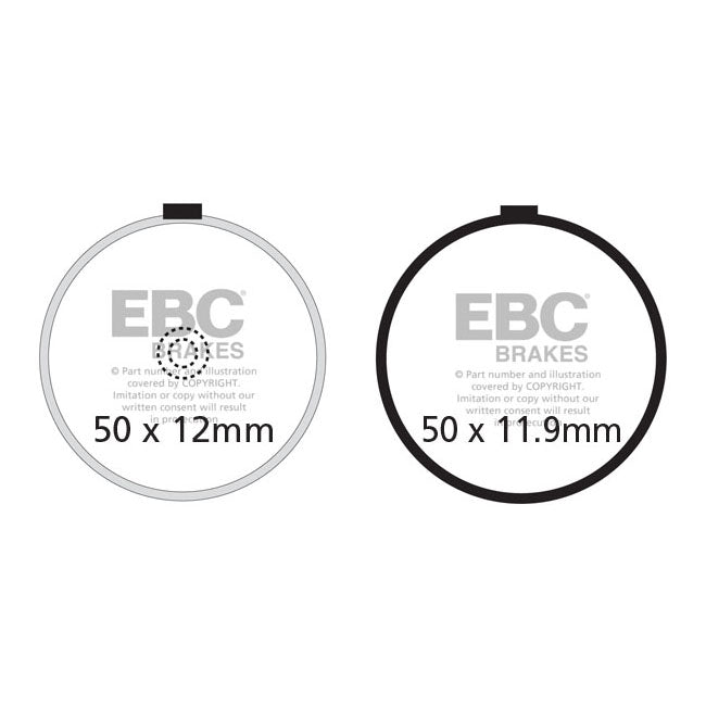 EBC V-pad Semi Sintered Brake Pads – Front: Suzuki: 1978–1980 GS 1000…