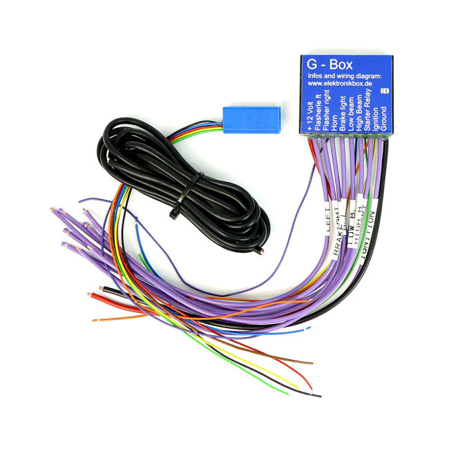 Axel Joost  Elektronik, Brain Box G for Box G. With 1 Handlebar Wiring Adaptor Box