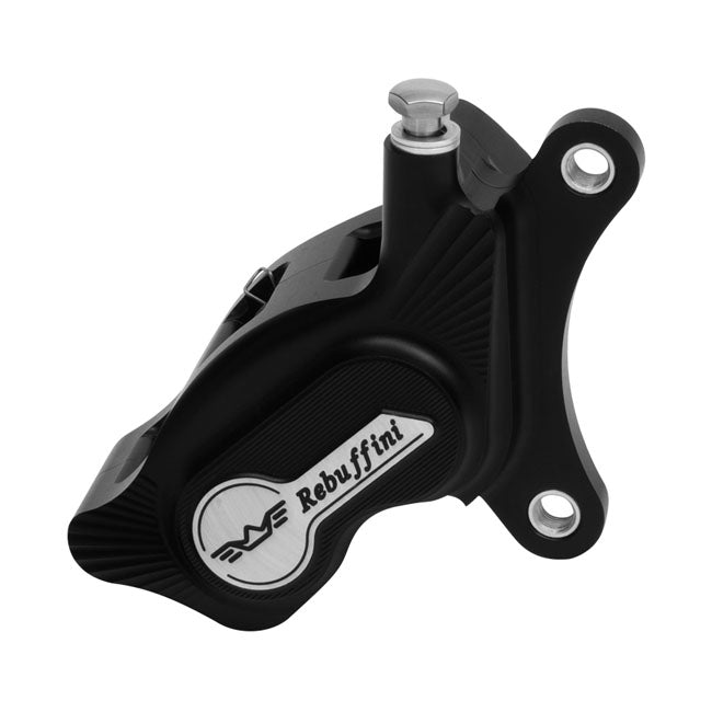 Rebuffini Kerio 4-P Brake Caliper Axial Front Right for 84-99 FLST; 97-99 FXST (Excl. FXSTS); 84-99 FXR, FXD, FXDWG (Excl. FX With Wire Wheels); 84-99 XL (Excl. Wire Wheels); 84-99 Flt, FLH Models
