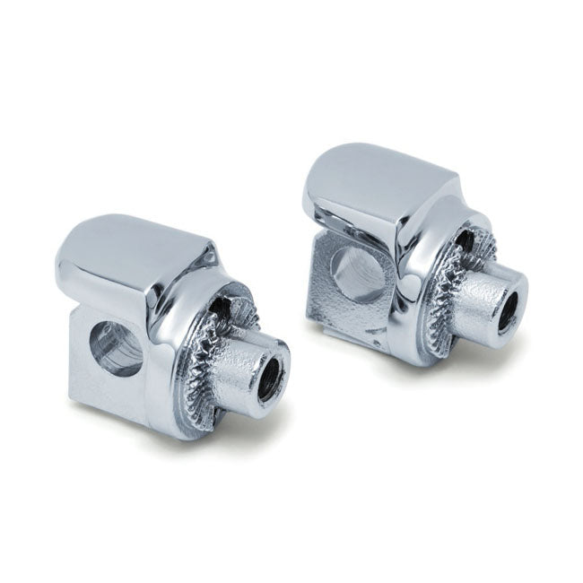 Kuryakyn Non-Pivoting Splined Peg Adaptors For Harley-Davidson Touring & Dyna Motorcycles