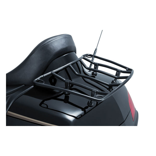Kuryakyn Multi-rack Adjustable Trunk Luggage Rack Black – 1980–2025 FLT/Touring; Trikes with King…