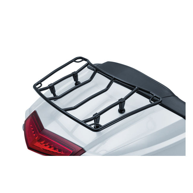 Kuryakyn Multi-rack Adjustable Trunk Luggage Rack Black – 1980–2025 FLT/Touring; Trikes with King…