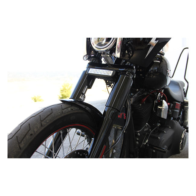 Cult-Werk 2-Piece Lower Fork Tube Cover Kit. Gloss Black – Softail: 2018–2020 FXBB Street Bob 107…