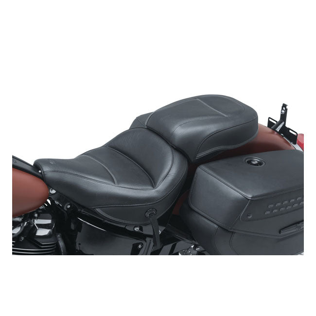 Mustang Standard Touring Solo Seat – Softail: 2018–2025 FLHCS Heritage…
