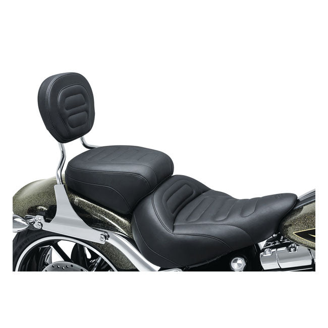 Mustang Vintage Sissy Bar Back Pad. Black – 2013–2017 Softail FXSB Breakout