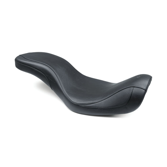 Mustang Super Tripper Seat Black Classic – 2014–2017 Dyna FXDF Fat Bob