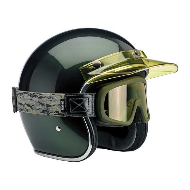 Biltwell Overland 2.0 Grunt Goggle Olive Camo – Most Open Face Helmets and Full Face…