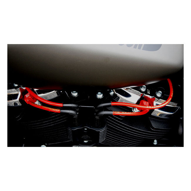 Taylor 8.2 mm Thundervolt Spark Plug Wire Set. Red – 2018–2026 Softail