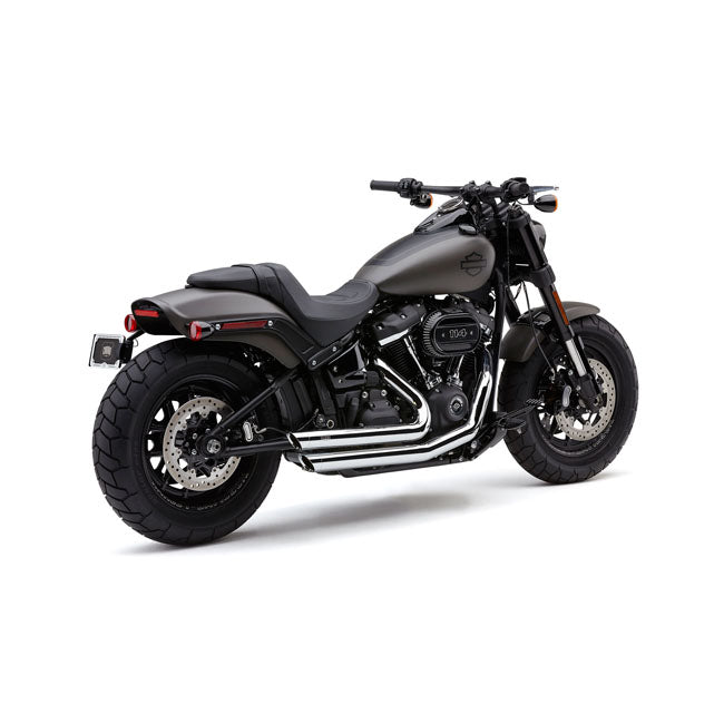 Cobra Speedster SlashDown Exhaust. Chrome – 2018–2020 Softail FXFB/S Fat Bob