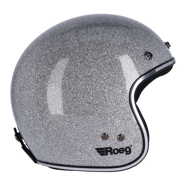 Roeg Jett Helmet Disco Ball Silver – XS