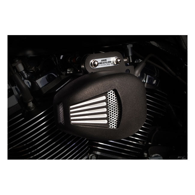 Jims M8 Forceflow Cylinder Head Cooler. Black – 2017–2025 FLT/Touring (Twin Cooled…