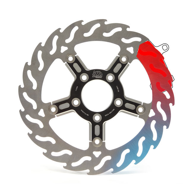 Moto-Master Flame Floating Front Brake Disc ABE Appr – 2000–2014 Softail; 2000–2005 Dyna…