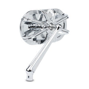Arlen Ness 10-Gauge Caged Mirror Left Hand Chrome – Incl Hardware for Harley; Indian; Metric…