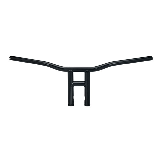 Biltwell Tyson XL handlebar 10" black 08-23 H-D e-throttle with 3-1/2" mount bolt spacing