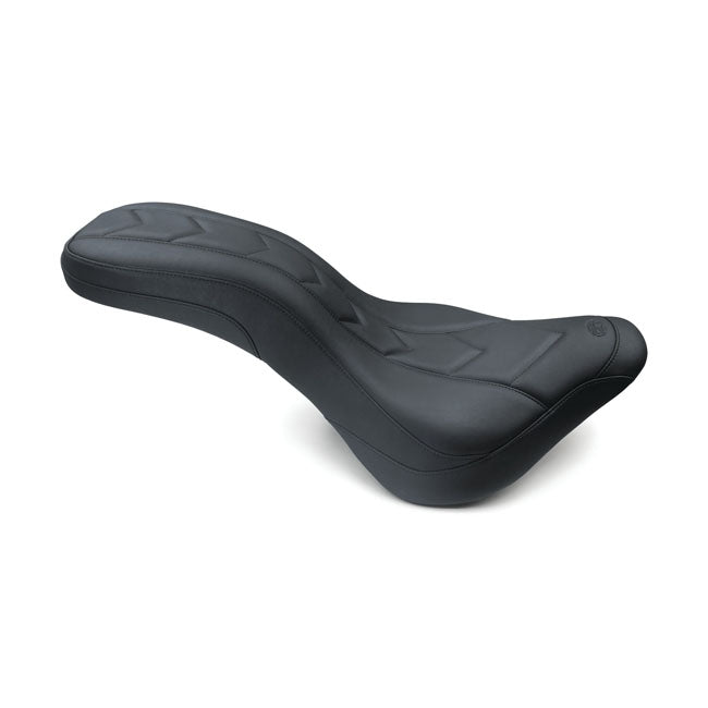 Mustang DayTripper 2-Up One-piece Seat – Softail: 2018–2025 Heritage FLHCS…