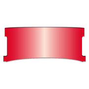 National Cycle Replacement Adj. Lower Window (Style D). Red – 1949–1959 Panhead with OEM H-D &…