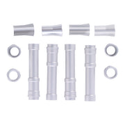 Dippert Twin Cam Aluminum Pushrod Cover Set. Silver – 1999–2017 Twin Cam