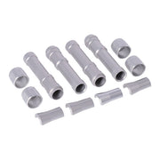 Dippert Twin Cam Aluminum Pushrod Cover Set. Silver – 1999–2017 Twin Cam
