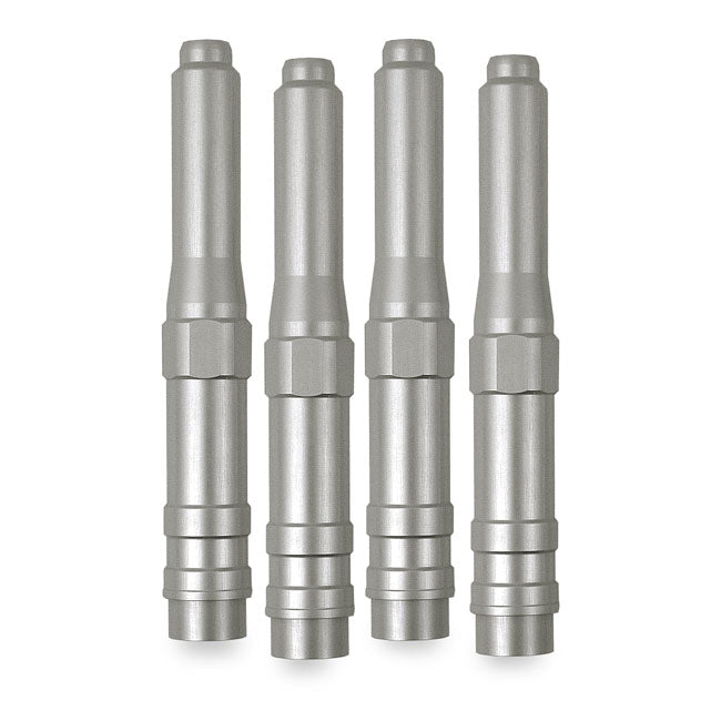 Dippert 91-03 XL Aluminum Pushrod Cover Set. Silver – 1991–2003 XL Sportster; Buell