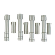 Dippert Panhead Aluminum Pushrod Cover Set. Silver – 1948–1965 PANHEAD