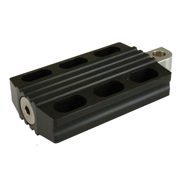Dippert Aluminum Kick Pedal. Black – Most H-D Models
