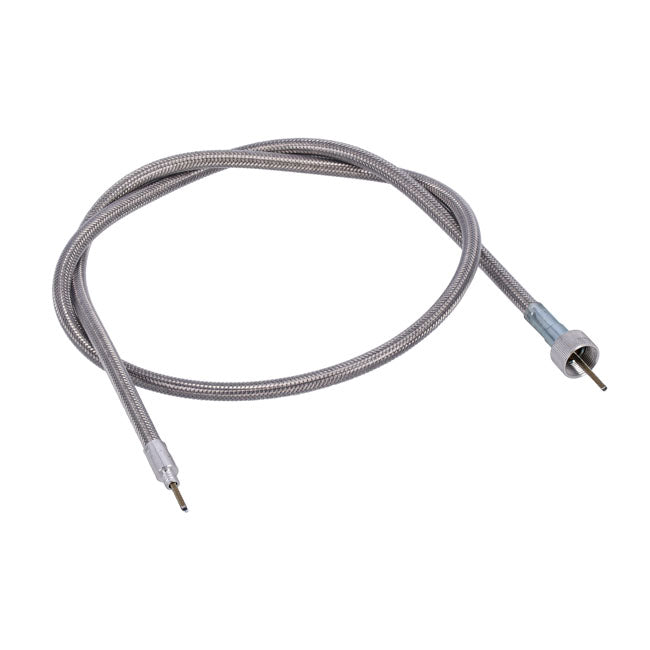 Barnett Speedo Cable. 42.5". Braided – 1973–1994 H-D & Customs with Front Wheel…