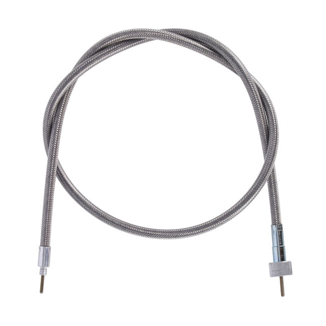 Barnett Speedo Cable. 42.5". Braided – 1973–1994 H-D & Customs with Front Wheel…