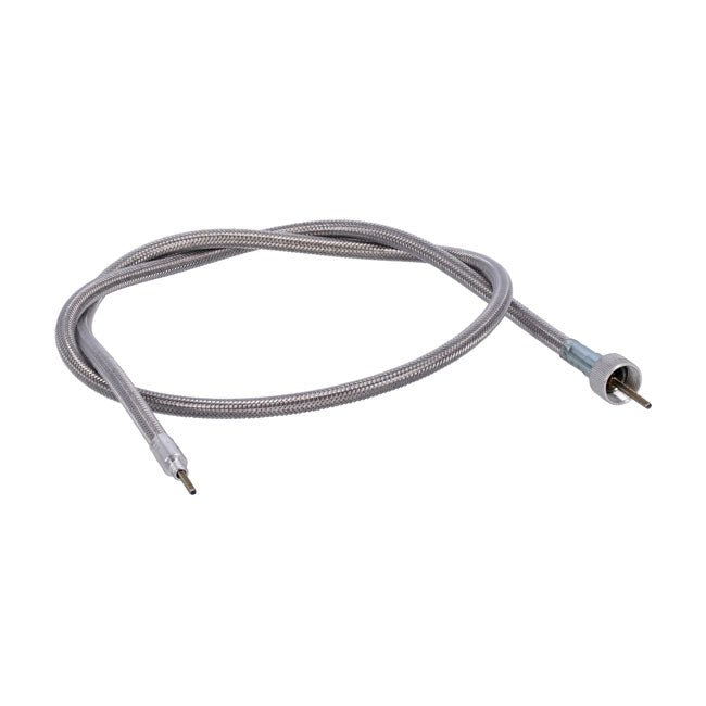 Barnett Speedo Cable. 42.5". Braided – 1973–1994 H-D & Customs with Front Wheel…