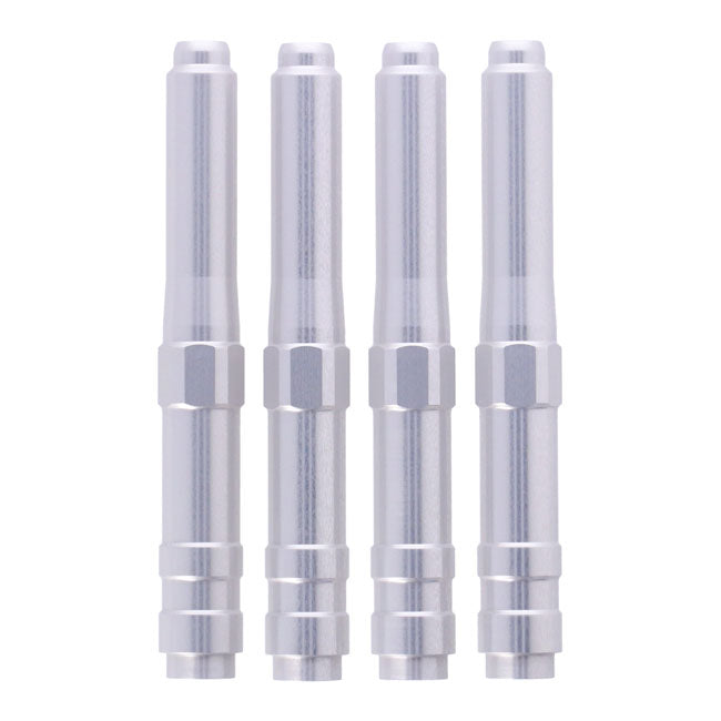 Dippert 04-Up XL Aluminum Pushrod Cover Set. Silver – 2004–2022 XL Sportster