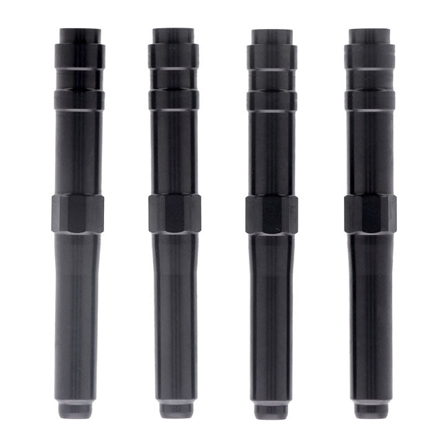 Dippert 04-Up XL Aluminum Pushrod Cover Set. Black – 2004–2022 XL Sportster