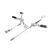 MCS Evo XL Forward Control Kit. ISO Pegs. Chrome – 2014–2022 XL Sportster