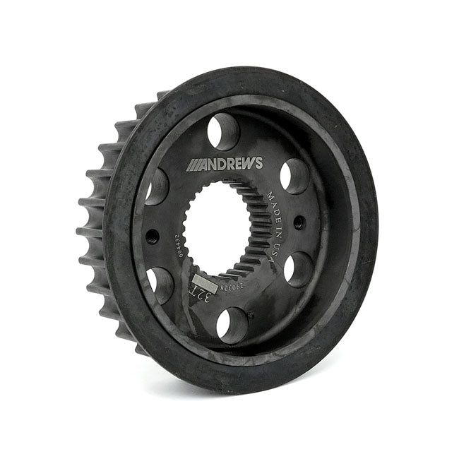 Andrews M8 Transmission Pulley 32T – 2018–2026 Softail; 2017–2026 FLT/Touring…